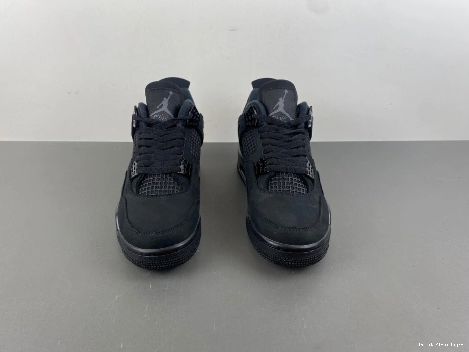 4 (2025) FV5029-010 Cat Retro Jordan Men's Black  1018